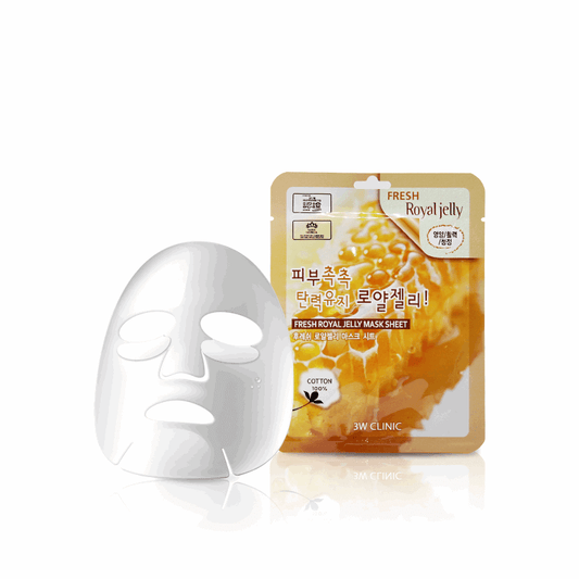 3W CLINIC FRESH ROYAL JELLY MASQUE EN TISSU - GATSU GATSU