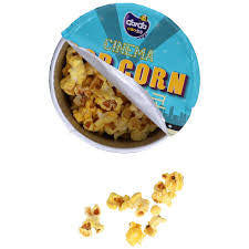 Cinema Popcorn Caramel Flavor, popcorn au goût de caramel de 43g