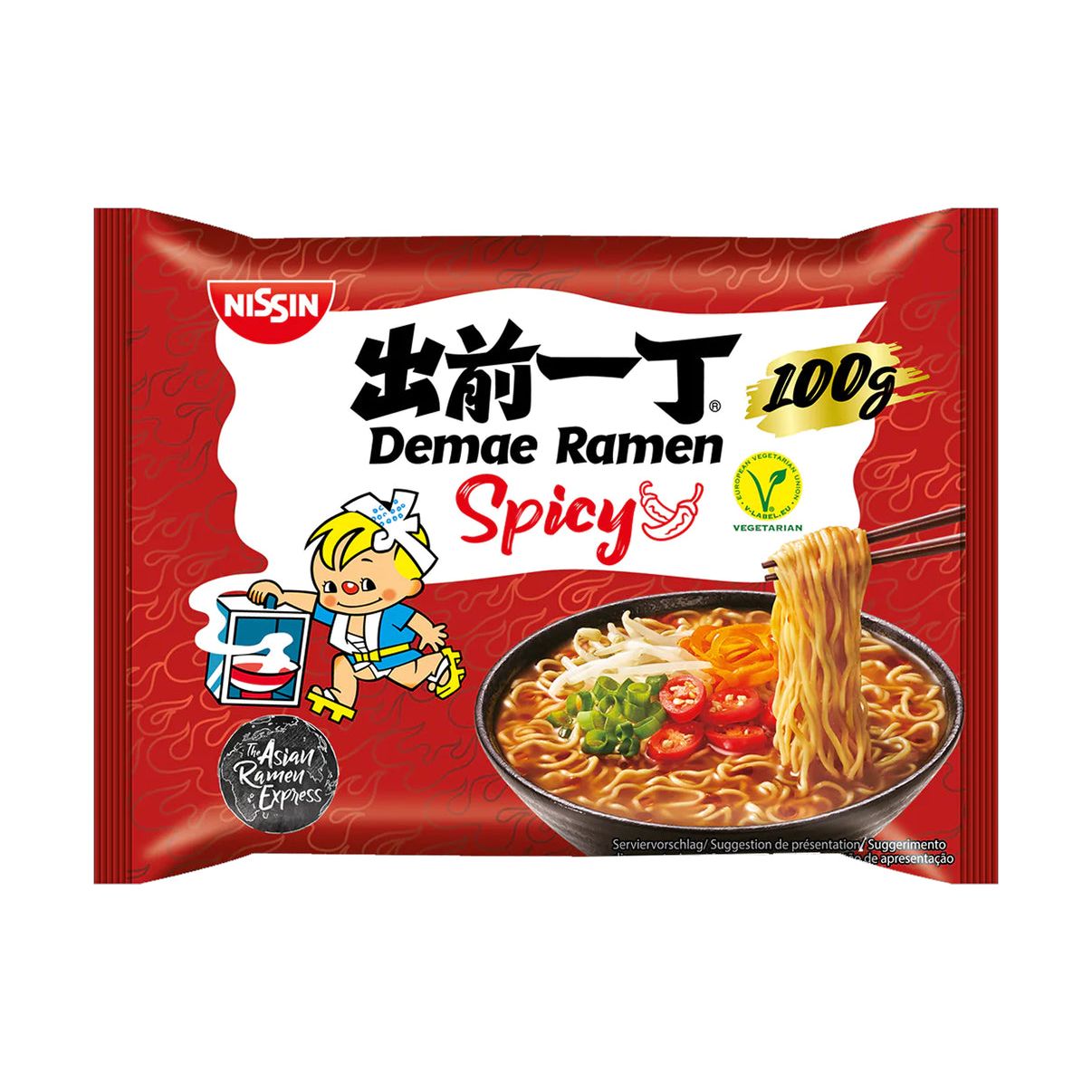 NISSIN Demae Ramen Noodle Spicy 100g