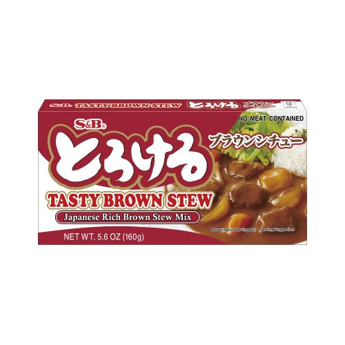 S&B Tasty Brown Stew Mix 160g GATSU GATSU