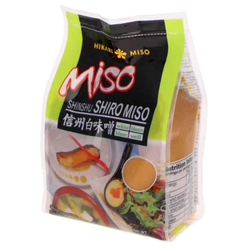 HIKARI MISO Miso de riz blanc de qualité supérieure de Shinshu 400 G.