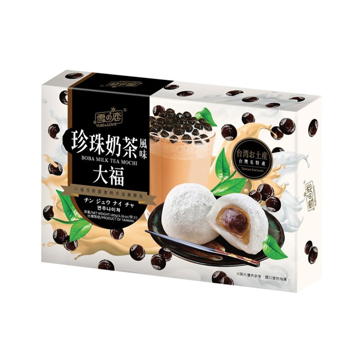 Yuki & Love Mochi boba thé au lait 180g