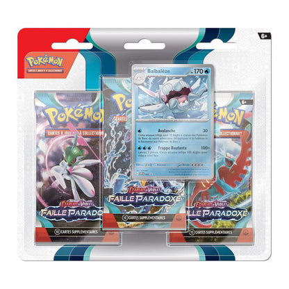 Pokémon EV04 Faille Paradoxe : Pack 3 Boosters aléatoire